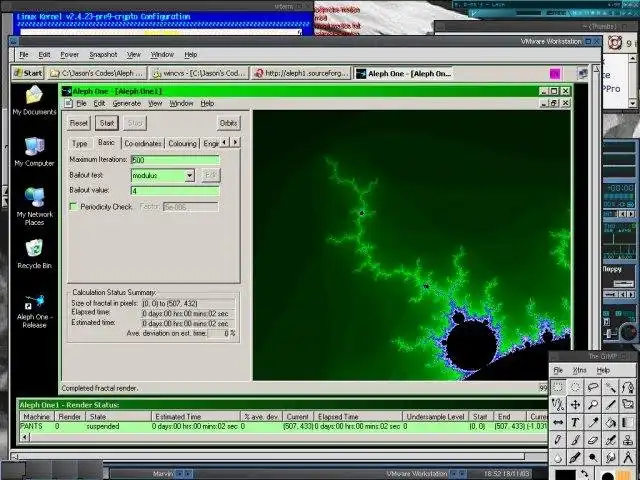 Descărcați instrumentul web sau aplicația web Aleph 1 - generator de fractali.