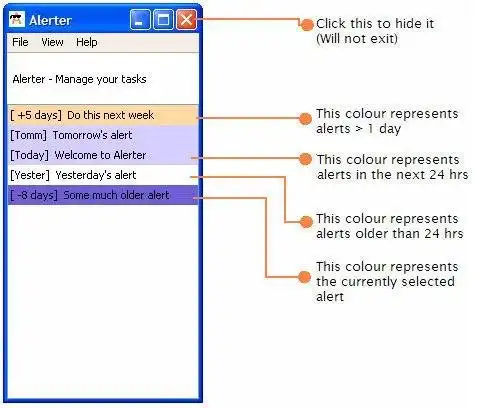 Download web tool or web app Alerter