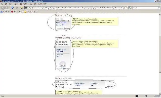 Télécharger l'outil Web ou l'application Web AlexaWidgets