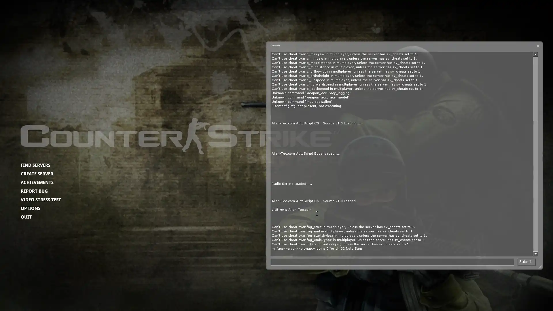 ດາວໂຫຼດເຄື່ອງມືເວັບ ຫຼືແອັບເວັບ Alien-Tec AutoScript CS:Source ເພື່ອແລ່ນໃນ Linux ອອນໄລນ໌