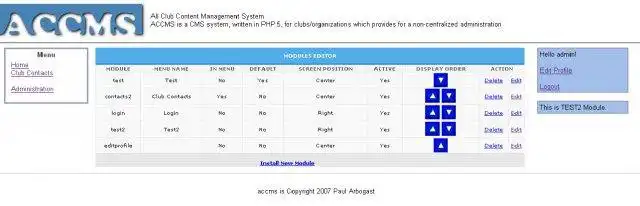 Mag-download ng web tool o web app All Club CMS