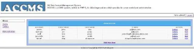 Mag-download ng web tool o web app All Club CMS