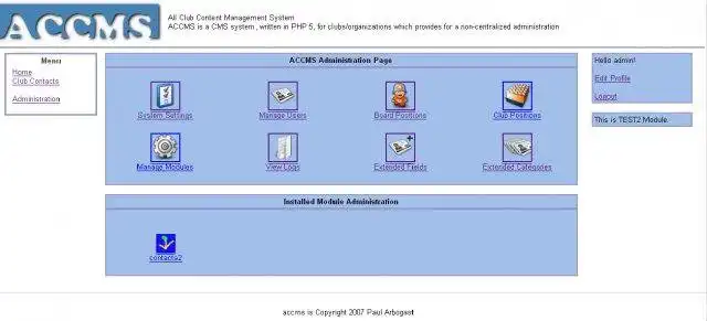 Mag-download ng web tool o web app All Club CMS