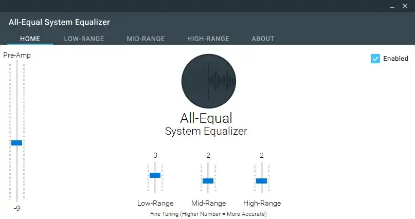 Mag-download ng web tool o web app na All-Equal (para sa Equalizer APO)