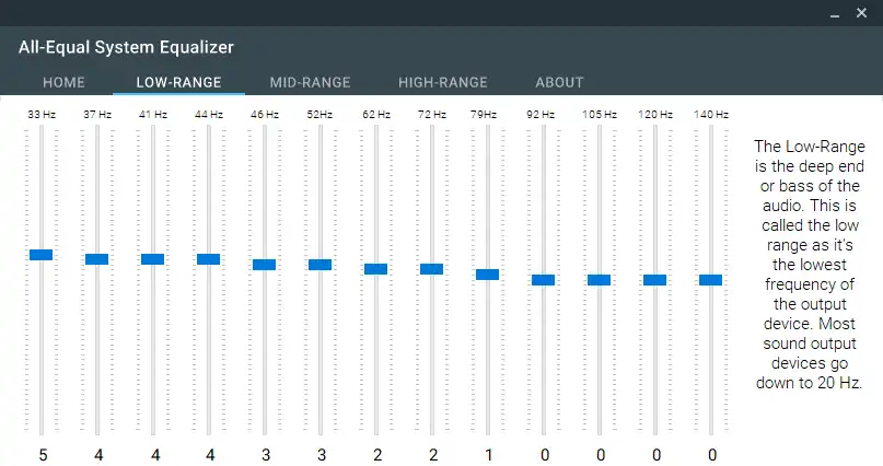 Download web tool or web app All-Equal (for Equalizer APO)