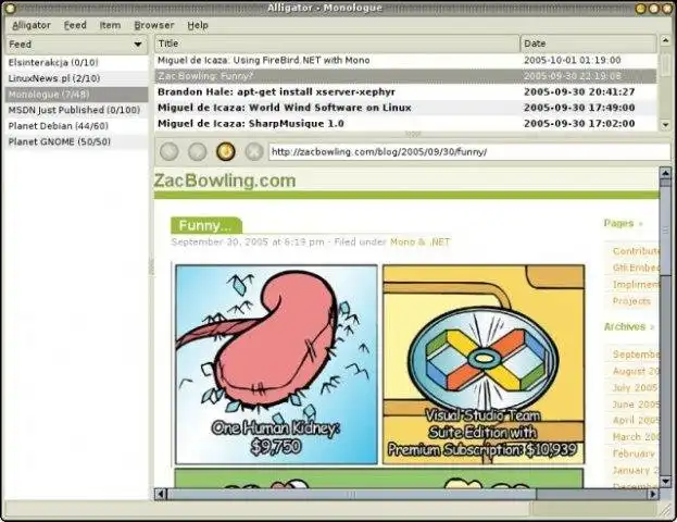Mag-download ng web tool o web app Alligator