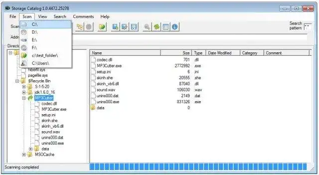 I-download ang web tool o web app Lahat ng aking USB Contents - Storage Catalog