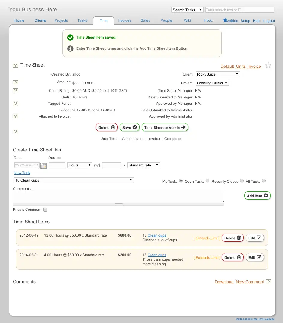 Download web tool or web app allocPSA
