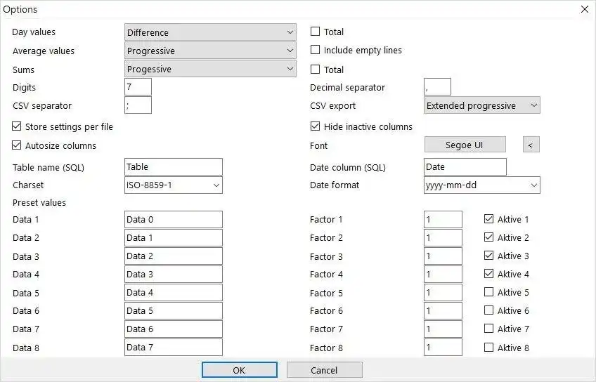 Download web tool or web app Alternate ConsumptionCalc 1.600