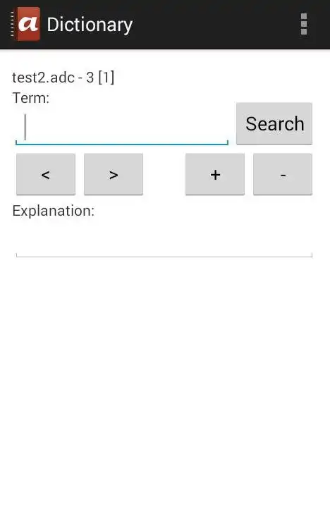 Загрузите веб-инструмент или веб-приложение Alternate Dictionary Android 1.520