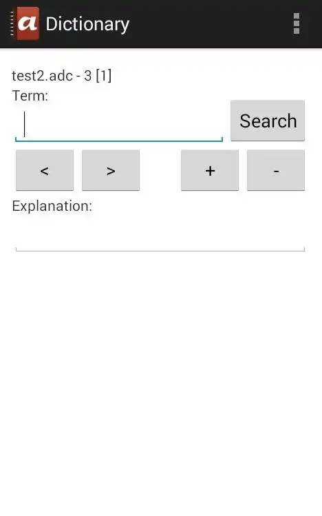 Завантажте веб-інструмент або веб-програму Альтернативний словник Android 1.630