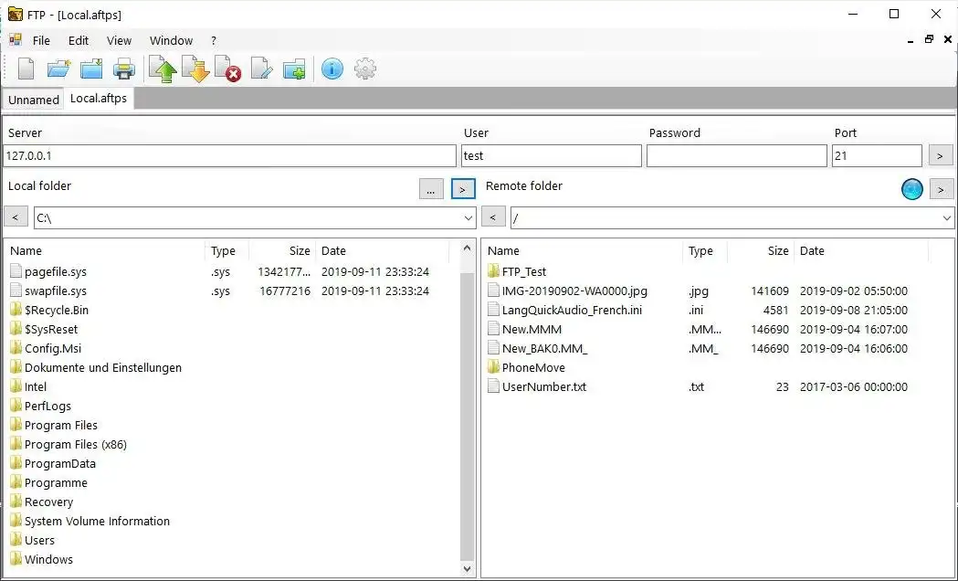 Download web tool or web app Alternate FTP 2.880