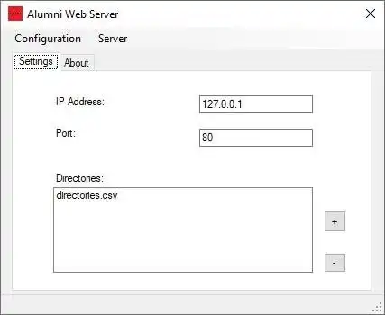 Download web tool or web app Alumni