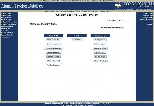 Baixe a ferramenta da web ou o aplicativo da web Alumni Tracking Database