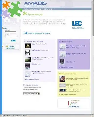 Baixe a ferramenta ou aplicativo da web AMADIS - Ambiente de Projetos de Aprendizagem