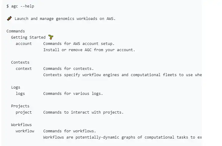 Download web tool or web app Amazon Genomics CLI