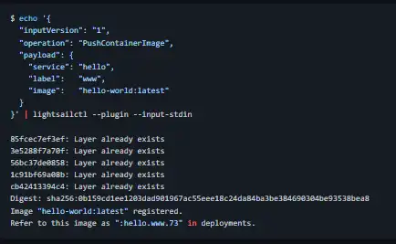 웹 도구 또는 웹 앱 Amazon Lightsail CLI 확장 다운로드