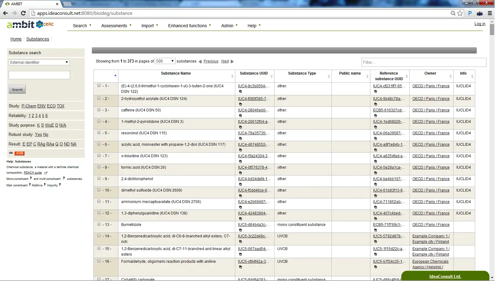 Download web tool or web app AMBIT:Chemical Structure DBWeb Service  to run in Linux online