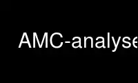 AMC-analyse را در ارائه دهنده هاست رایگان OnWorks از طریق Ubuntu Online، Fedora Online، شبیه ساز آنلاین ویندوز یا شبیه ساز آنلاین MAC OS اجرا کنید.