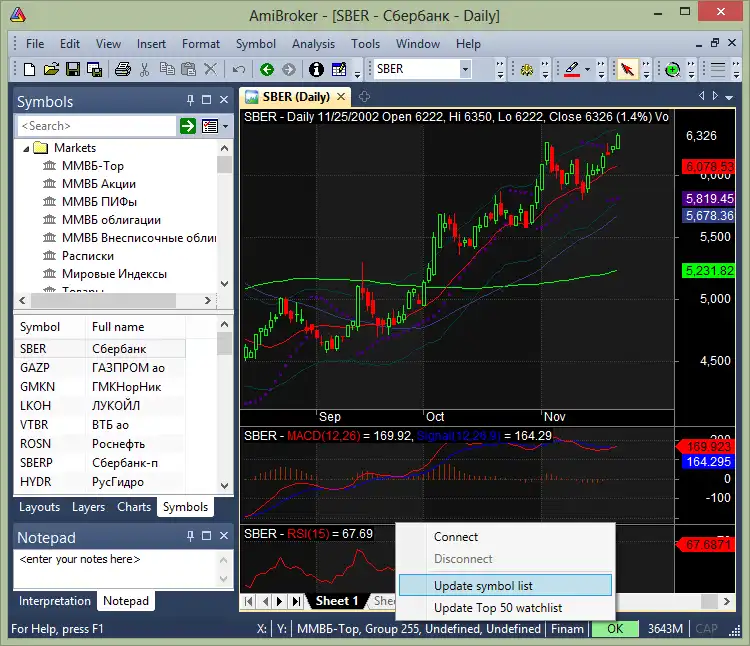Download web tool or web app AmiBroker .NET SDK and Community Plugins