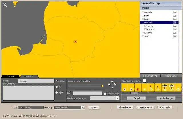 Unduh alat web atau aplikasi web ammap