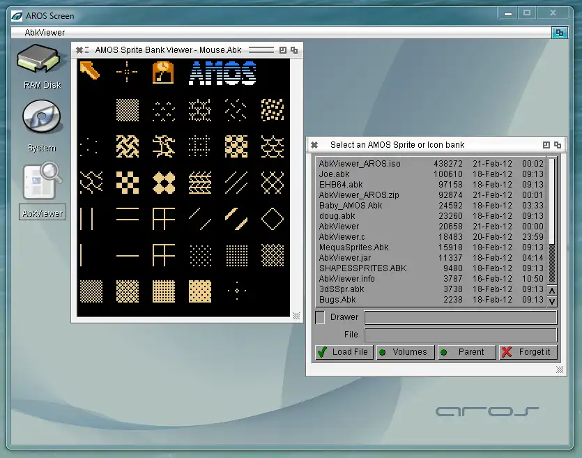 下载网络工具或网络应用 AMOS Sprite Bank Viewer (AROS/MorphOS)