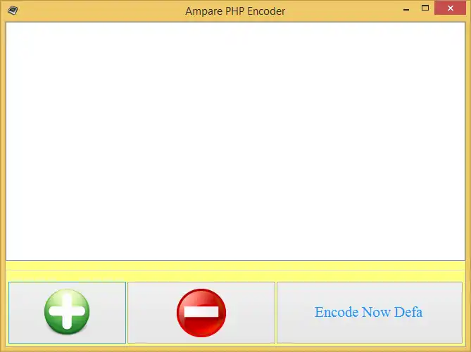 Download web tool or web app Ampare PHP Encoder