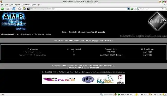 Mag-download ng web tool o web app na AMP File Browser