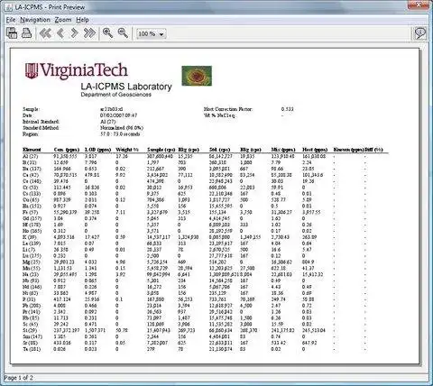 قم بتنزيل أداة الويب أو تطبيق الويب AMS Laser Ablation ICPMS Software