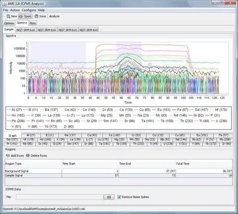 Download web tool or web app AMS Laser Ablation ICPMS Software to run in Windows online over Linux online