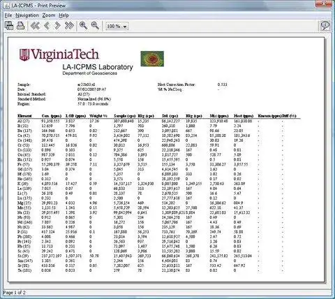 Download web tool or web app AMS Laser Ablation ICPMS Software to run in Windows online over Linux online