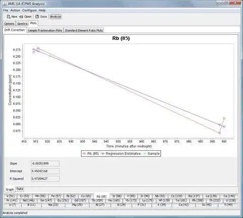 Download web tool or web app AMS Laser Ablation ICPMS Software to run in Windows online over Linux online