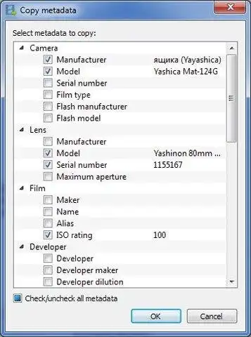 Download web tool or web app AnalogExif