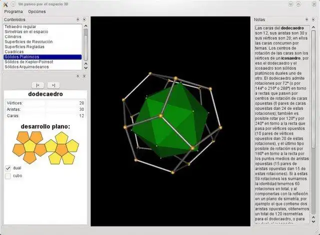 Download webtool of webapp analytische geometrieconcepten om online in Windows online via Linux uit te voeren