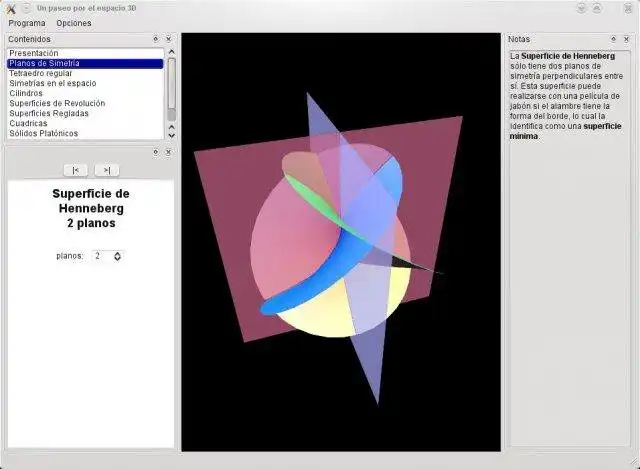 Download webtool of webapp analytische geometrieconcepten om online in Windows online via Linux uit te voeren