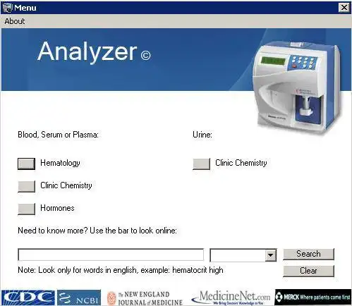 Download web tool or web app Analyzer to run in Linux online