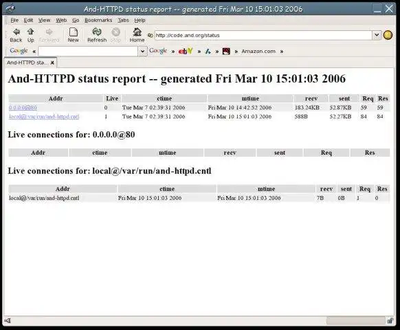 Download web tool or web app And-httpd web server