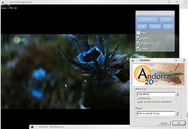 Web ツールまたは Web アプリ Andorra 2D をダウンロードして、Linux でオンラインで実行します