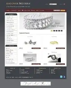 Descărcați instrumentul web sau aplicația web Andover Modern Free Zen Cart Template