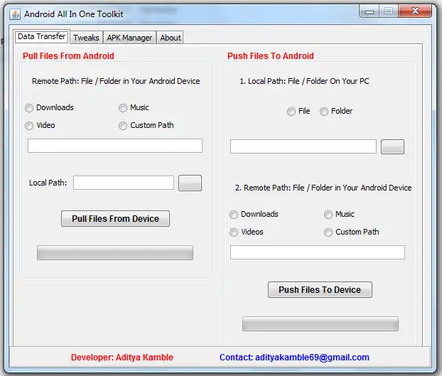 Download web tool or web app Android All In One Toolkit