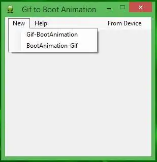 Download web tool or web app Android Boot Animation Manager