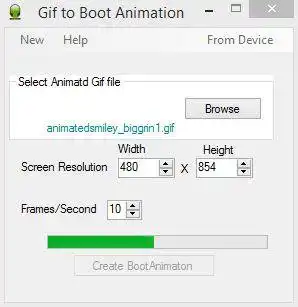 웹 도구 또는 웹 앱 Android Boot Animation Manager 다운로드