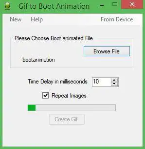 Baixe a ferramenta ou aplicativo da web Android Boot Animation Manager