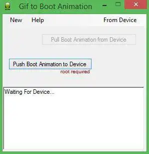 Download web tool or web app Android Boot Animation Manager