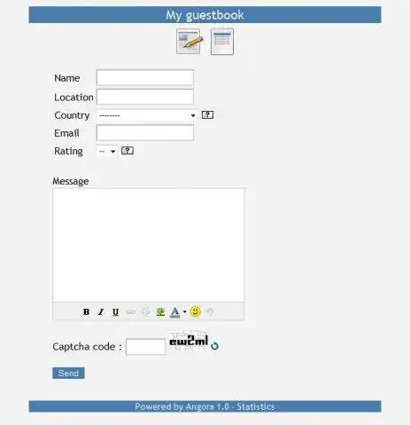 Download webtool of webapp Angora Gastenboek