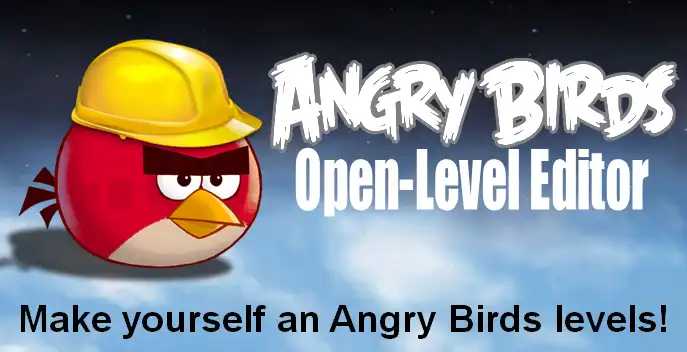 Загрузите веб-инструмент или веб-приложение Angry Birds Open-Level Editor