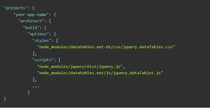 Descargue la herramienta web o la aplicación web Angular DataTables