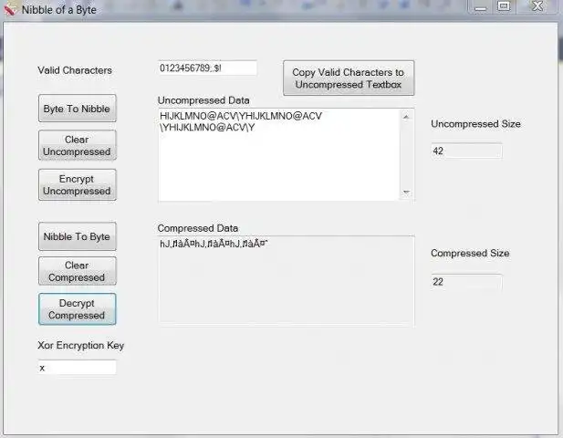 Download web tool or web app A Nibble of a Byte