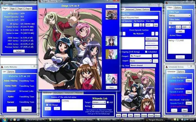 Download web tool or web app AnimeVision to run in Windows online over Linux online