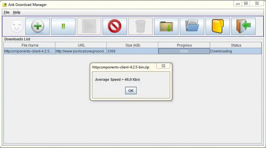 Pobierz narzędzie internetowe lub aplikację internetową Ank Download Manager